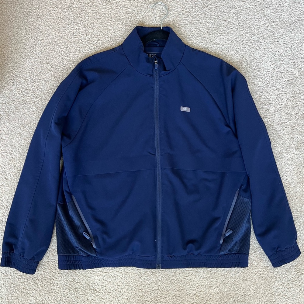 FIGS Sydney Scrub Jacket navy